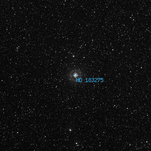 DSS image of HD 183275