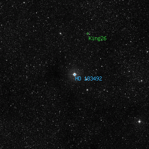 DSS image of HD 183492