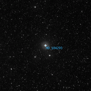 DSS image of HD 184293