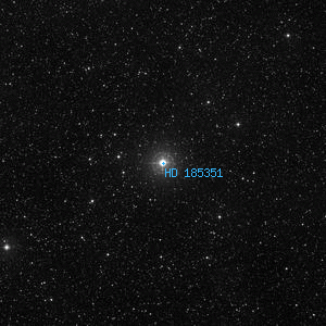 DSS image of HD 185351