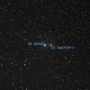DSS image of HD 185467