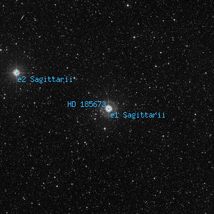 DSS image of HD 185673