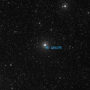 DSS image of HD 186155