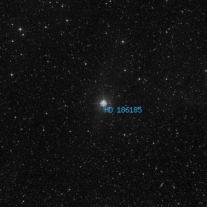 DSS image of HD 186185
