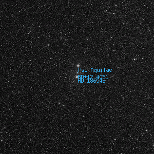 DSS image of HD 186548