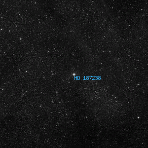 DSS image of HD 187238