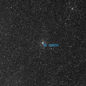 DSS image of HD 188650