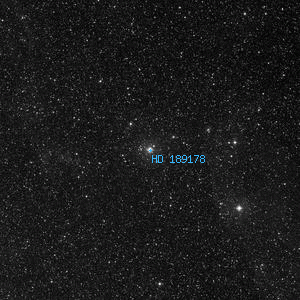 DSS image of HD 189178