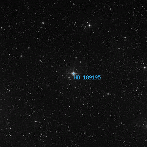 DSS image of HD 189195