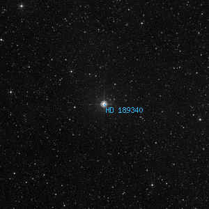 DSS image of HD 189340