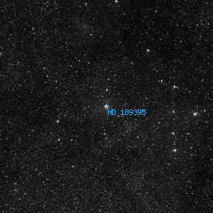 DSS image of HD 189395