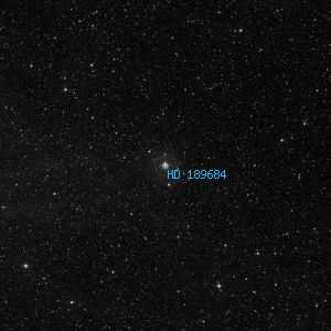 DSS image of HD 189684
