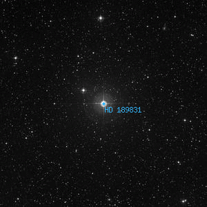 DSS image of HD 189831