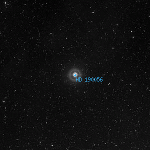 DSS image of HD 190056