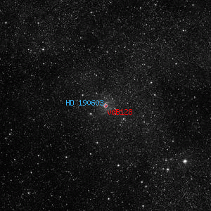 DSS image of HD 190603
