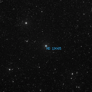 DSS image of HD 19065