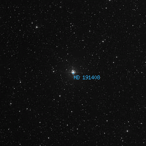 DSS image of HD 191408