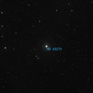 DSS image of HD 19270