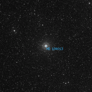 DSS image of HD 194013