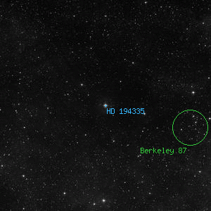DSS image of HD 194335