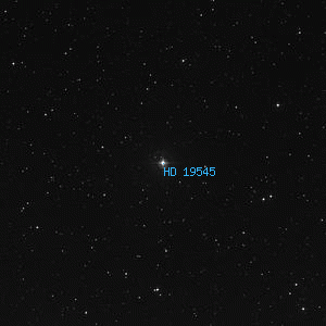 DSS image of HD 19545