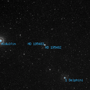 DSS image of HD 195482