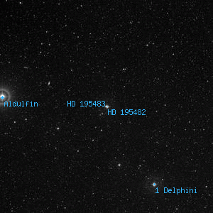 DSS image of HD 195483