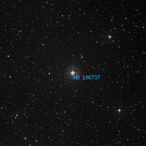 DSS image of HD 196737