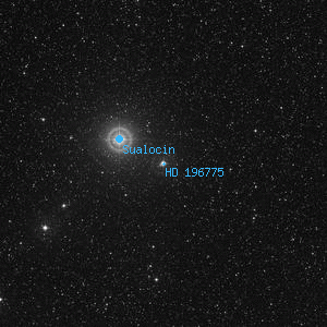 DSS image of HD 196775