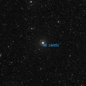 DSS image of HD 196852