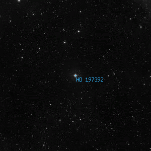 DSS image of HD 197392
