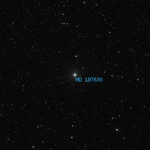 DSS image of HD 197630