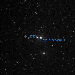 DSS image of HD 197971