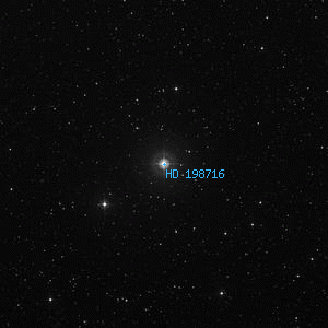 DSS image of HD 198716