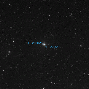 DSS image of HD 200011
