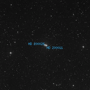 DSS image of HD 200026