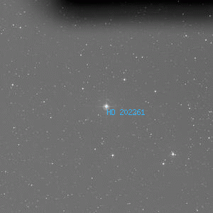 DSS image of HD 202261