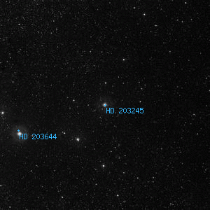 DSS image of HD 203245