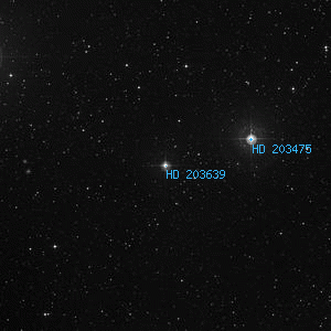 DSS image of HD 203639