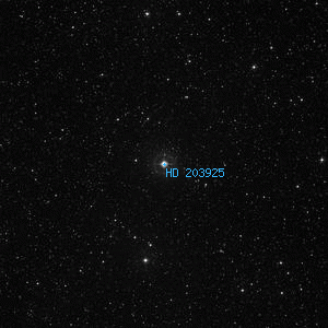 DSS image of HD 203925