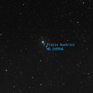 DSS image of HD 205506