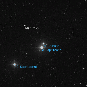 DSS image of HD 206833