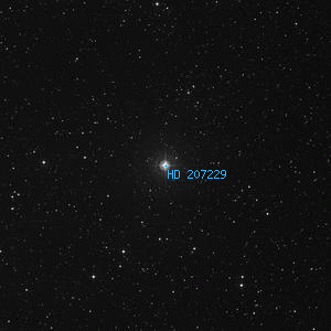 DSS image of HD 207229