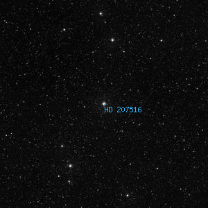 DSS image of HD 207516