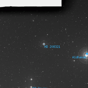 DSS image of HD 208321