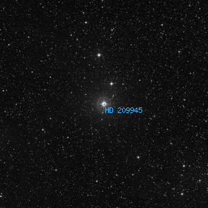 DSS image of HD 209945