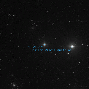 DSS image of HD 210271