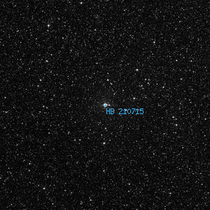DSS image of HD 210715