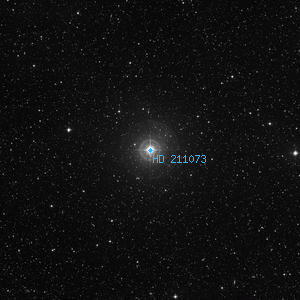 DSS image of HD 211073