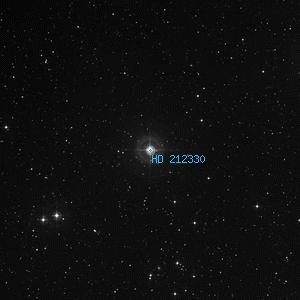 DSS image of HD 212330